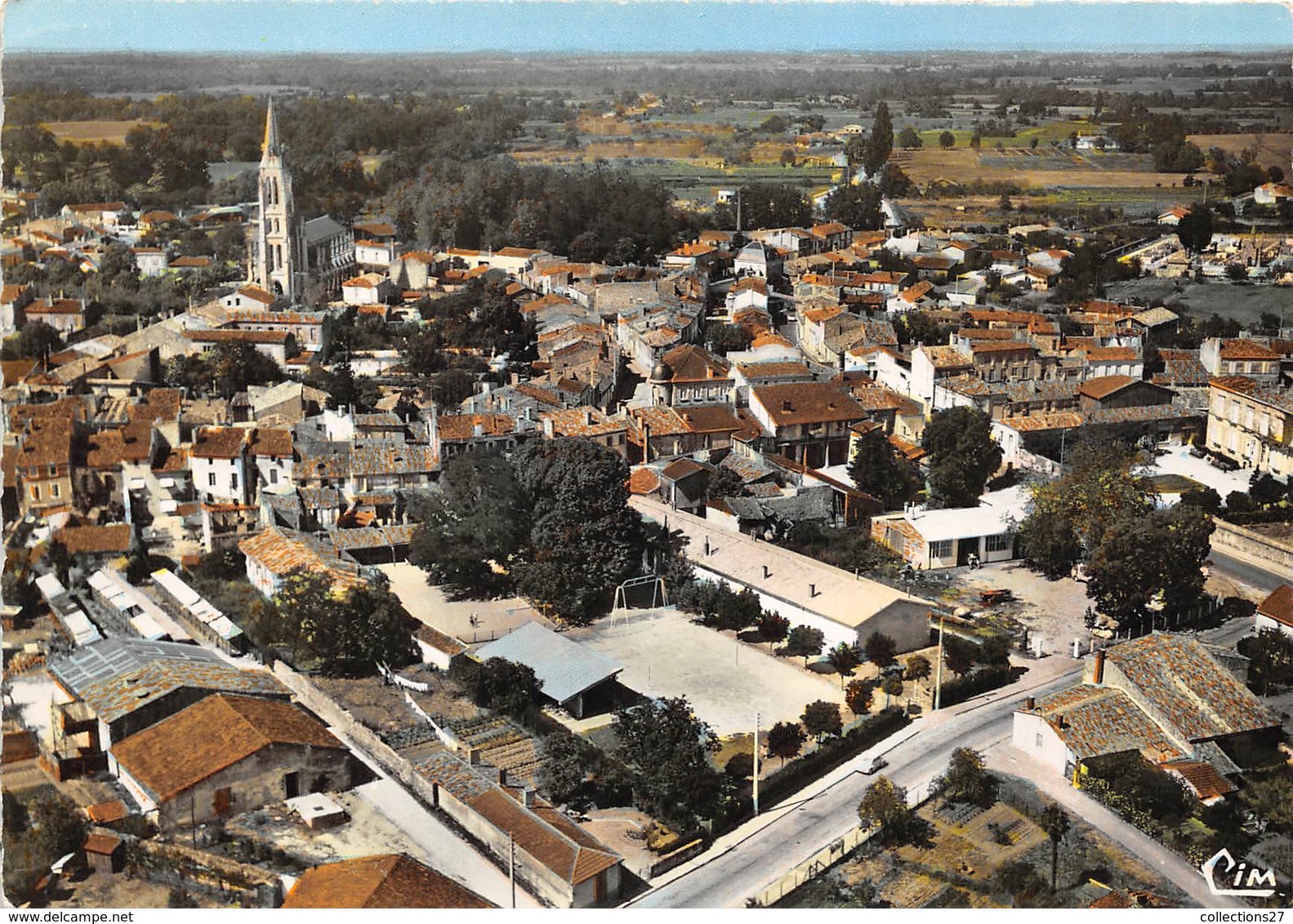 33-LESPARRE-MEDOC-  VUE GENERALE AERIENNE - Lesparre Medoc