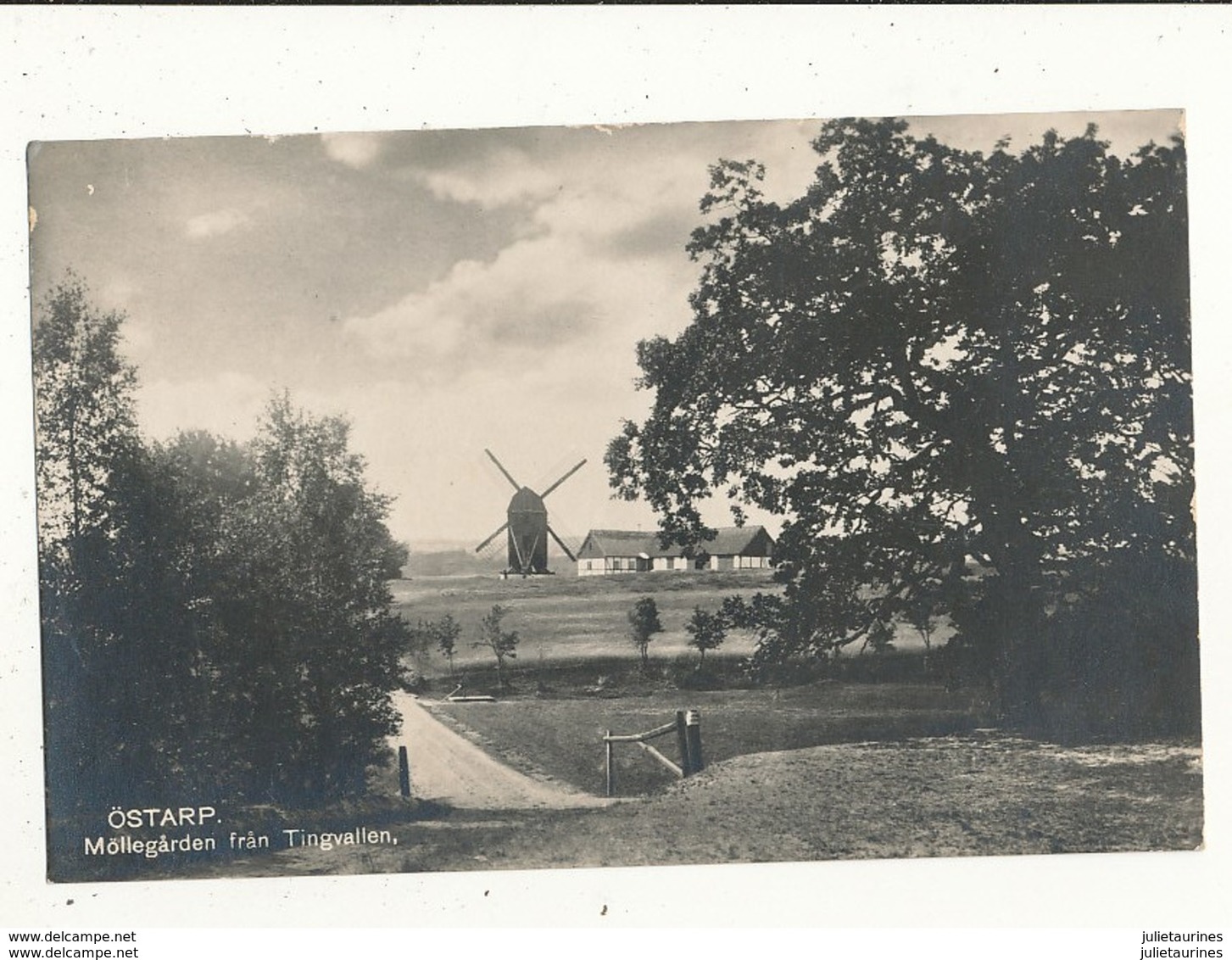 MOULIN SUEDE OSTARP MOLLEGARDEN FRAN TINGVALLEN CPA BON ETAT - Moulins à Vent