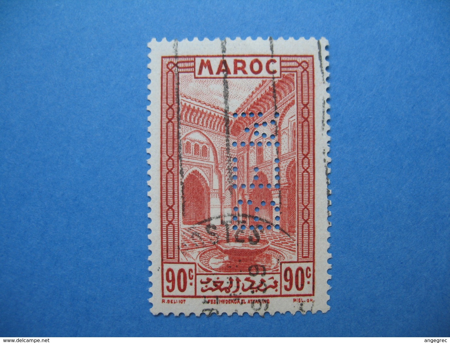 Perforé Perfin Maroc, Perforation :   BEM 5   à Voir - Other & Unclassified