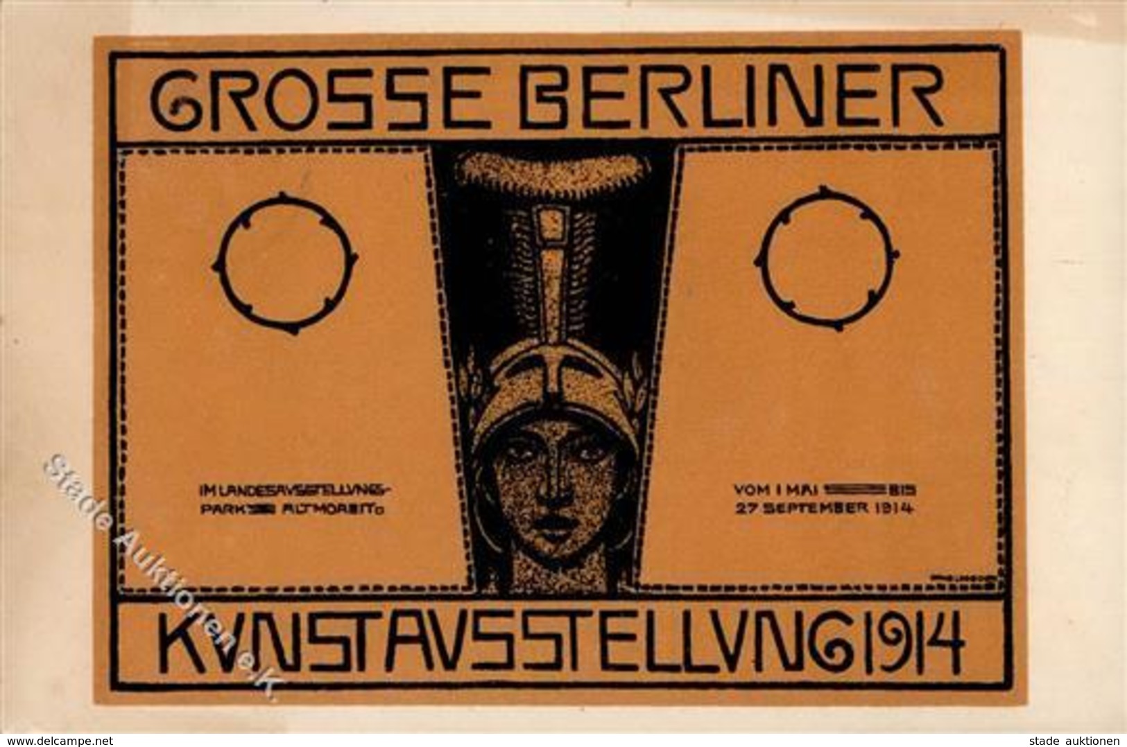Looschen, Hans Große Berliner Kunstausstellung Künstlerkarte 1914 I-II - Sonstige & Ohne Zuordnung