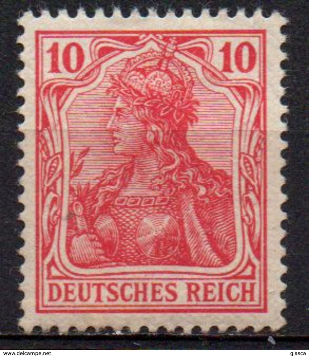 GERMANY REICH : B051  -  1902  Fine Mint  10 P.  -  Yvert  € 15 - Nuovi