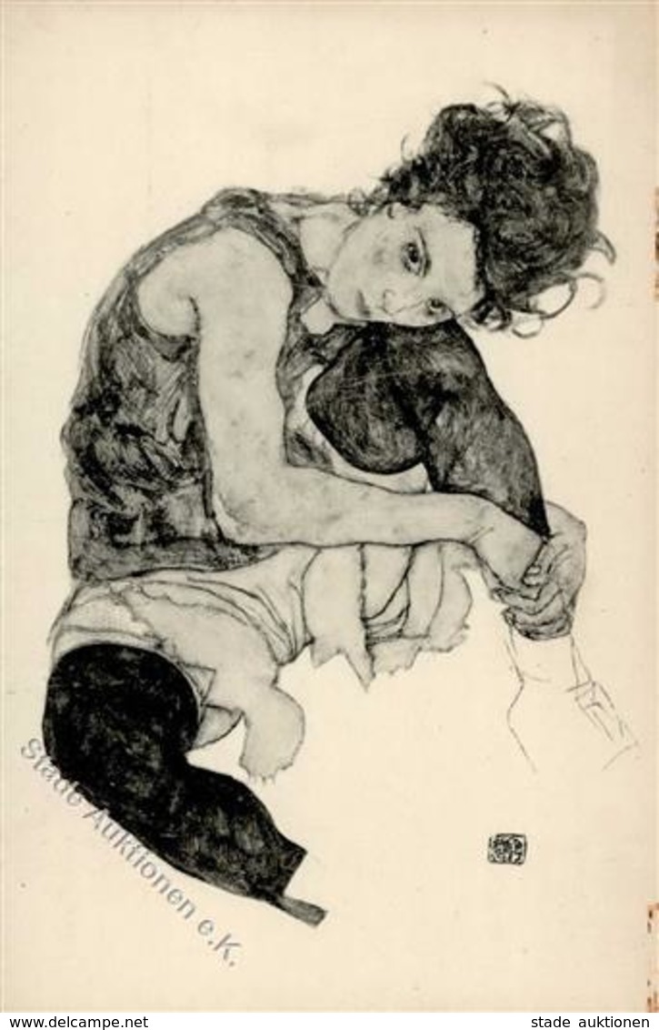 Kunstgeschichte Wien SCHIELE, EGON II (Klebespuren, Fleckig) - Sonstige & Ohne Zuordnung