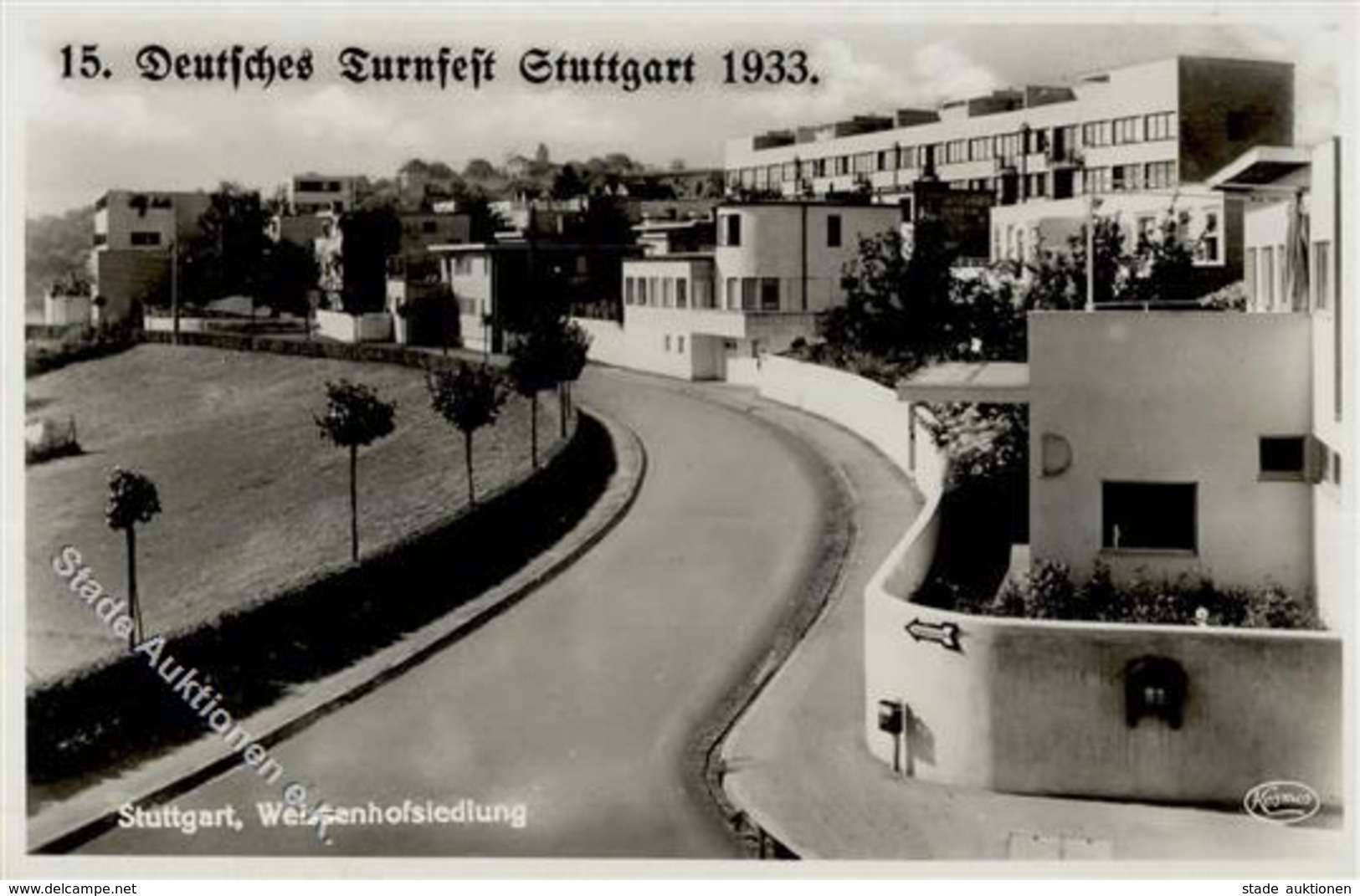 Weissenhofsiedlung Stuttgart (7000) 15. Deutsches Turnfest Foto AK I-II - Sonstige & Ohne Zuordnung