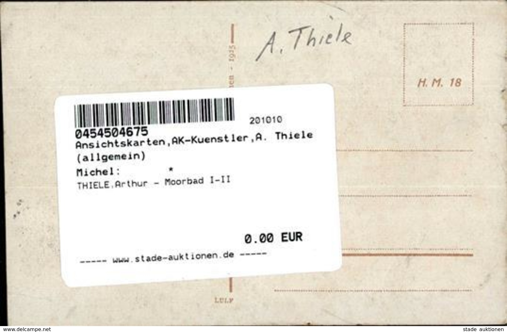 THIELE,Arthur - Moorbad I-II - Thiele, Arthur