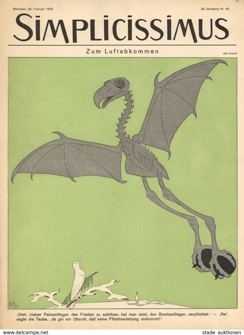 Simplicissimus Lot Mit 8 Zeitungen 1935 Verlag Knorr & Hirth Sehr Viele Abbildungen II - Sonstige & Ohne Zuordnung