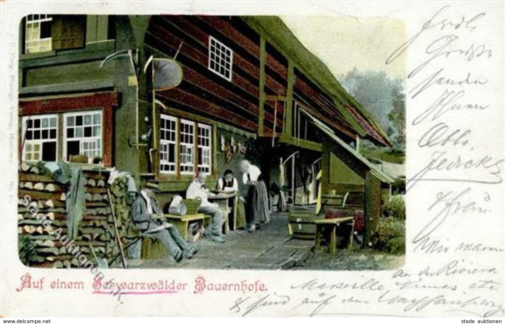 Verlag J. G. Fleig Schwarzwaldhaus 1903 I-II - Otros & Sin Clasificación
