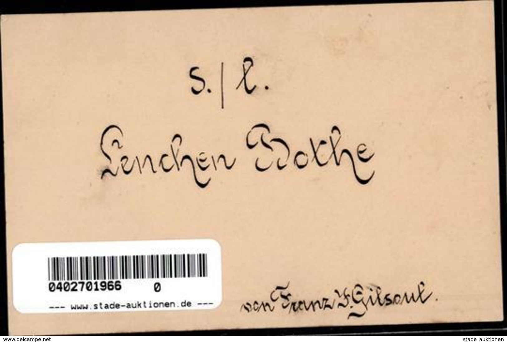 Seide Gestickt Kleeblätter 1901 I-II (fleckig) Soie - Other & Unclassified