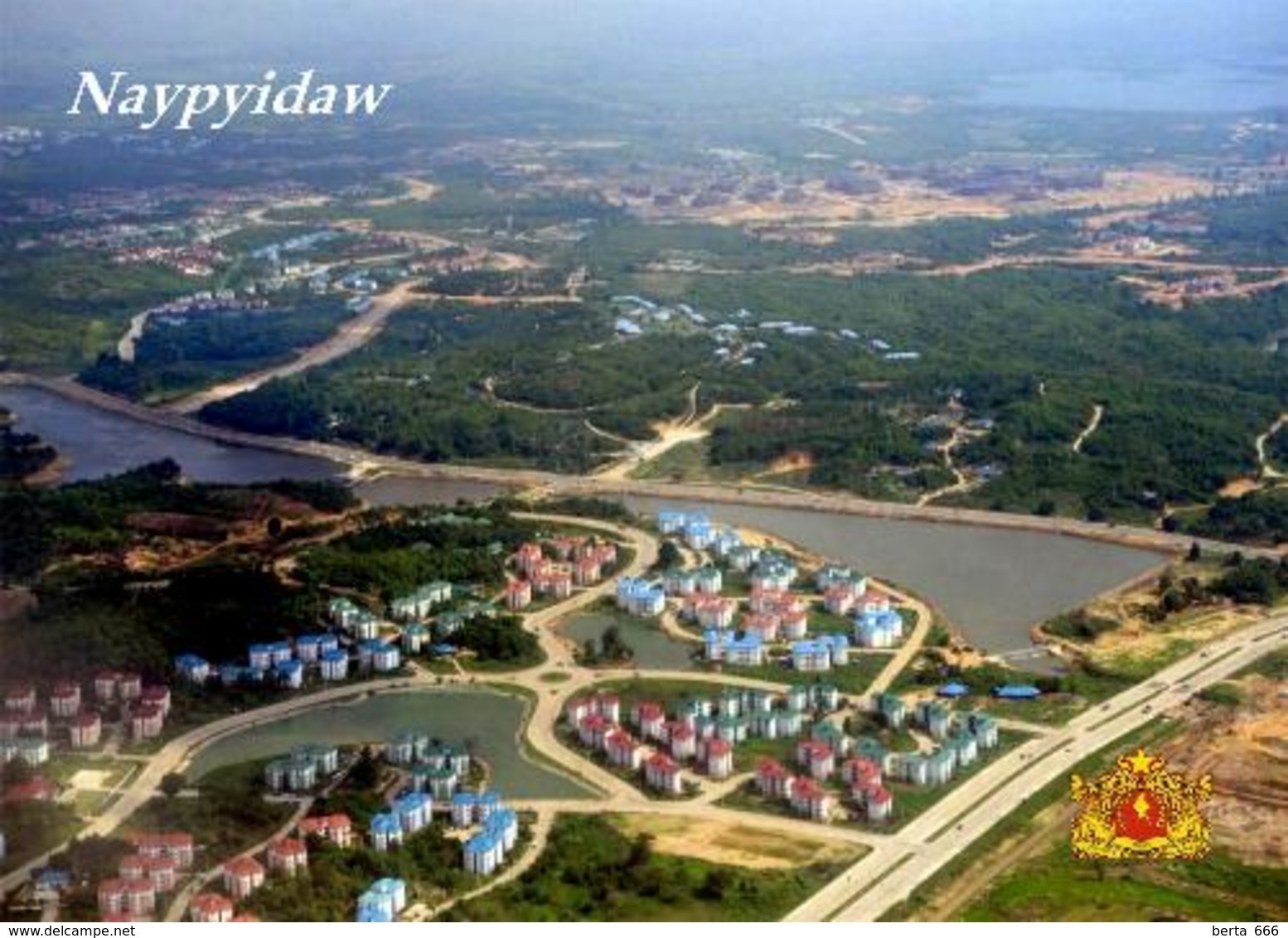 AK Myanmar Naypyidaw Aerial View Burma New Postcard - Myanmar (Burma)