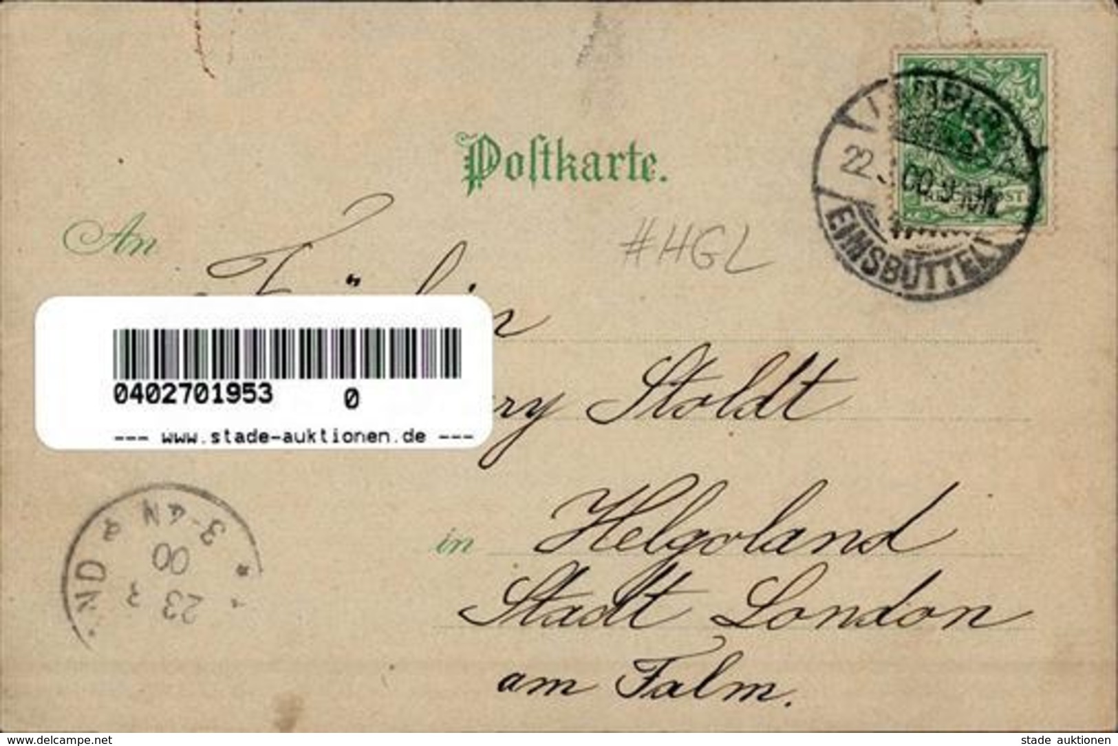 HGL, Verlag Meteor Friedrichsruh (2055) Eisenbahn  1900 I-II Chemin De Fer - Hold To Light