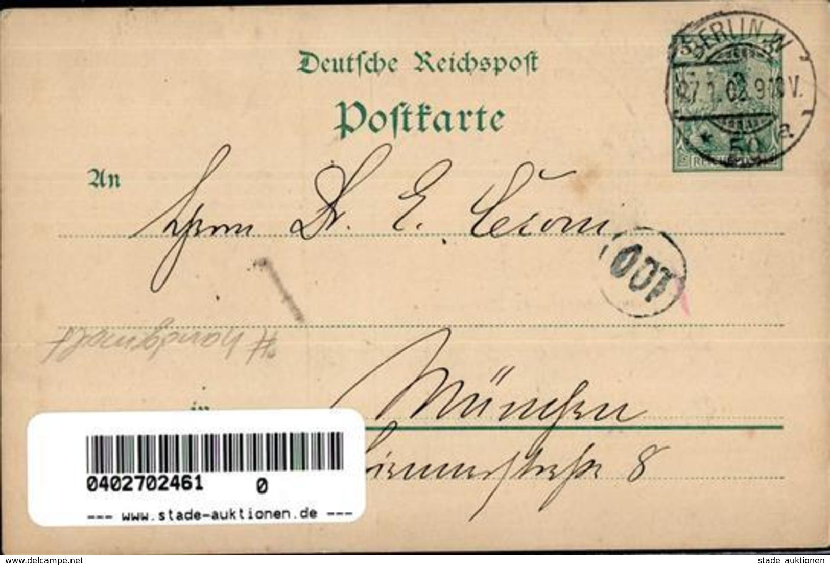 Handgemalt Fabrikschornsteine Künstlerkarte 1902 I-II Peint à La Main - Ohne Zuordnung