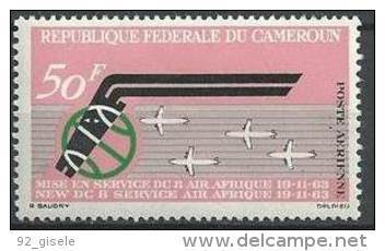 Cameroun Aerien YT 60 (PA) " Air Afrique " 1963 Neuf** - Cameroun (1960-...)