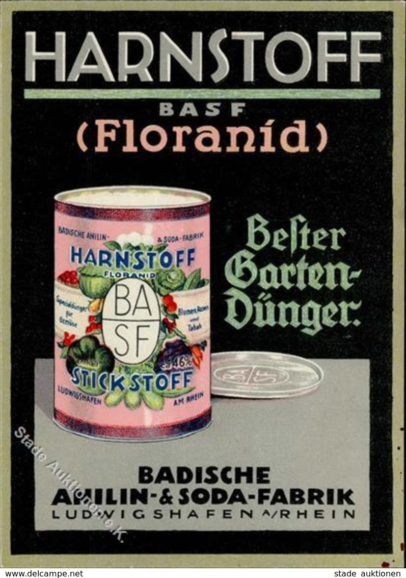 LUDWIGSHAFEN - BASF Garten-Dünger I-II - Werbepostkarten