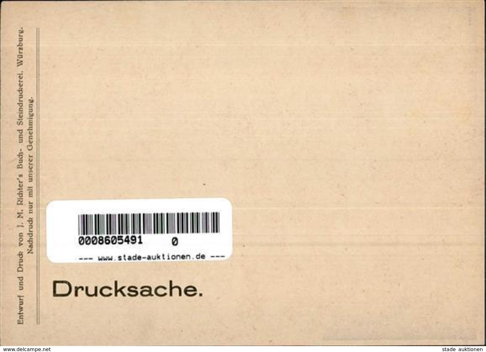 Werbung Druckerzeugnis Würzburger General Anzeiger I-II Publicite - Werbepostkarten