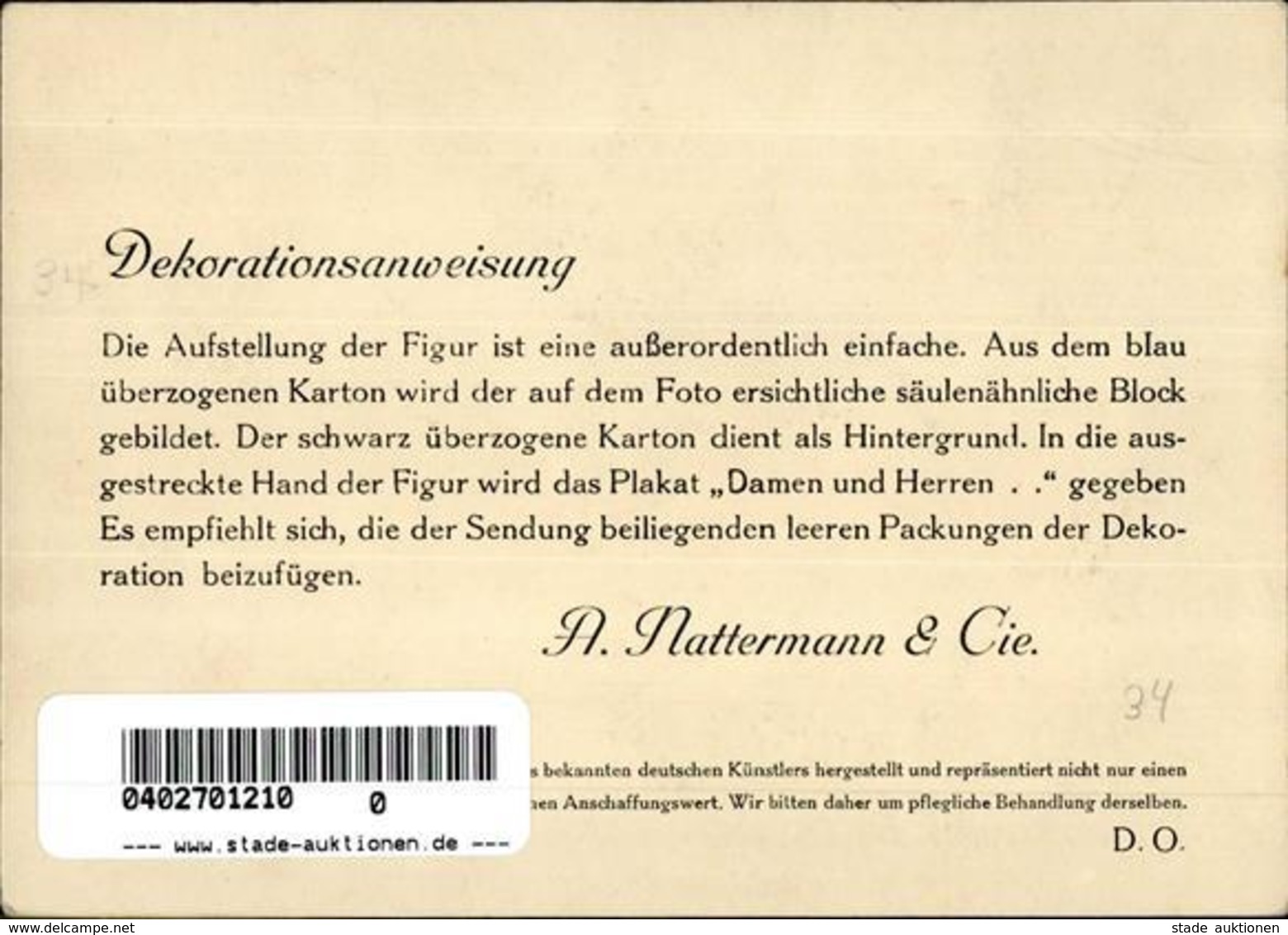 Getränk Alkoholfrei Flensburg (2390) Ramend Tee Nattermann & Cie Werbe AK I-II (keine Ak-Einteilung) - Advertising