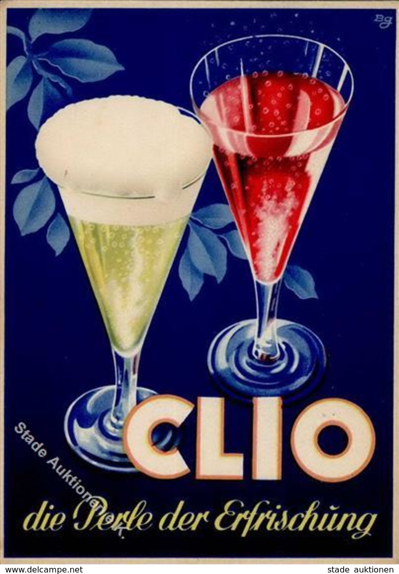 Getränk Alkoholfrei Wien (1010) Österreich Clio Die Perle Der Erfrischung Werbe AK I-II - Werbepostkarten