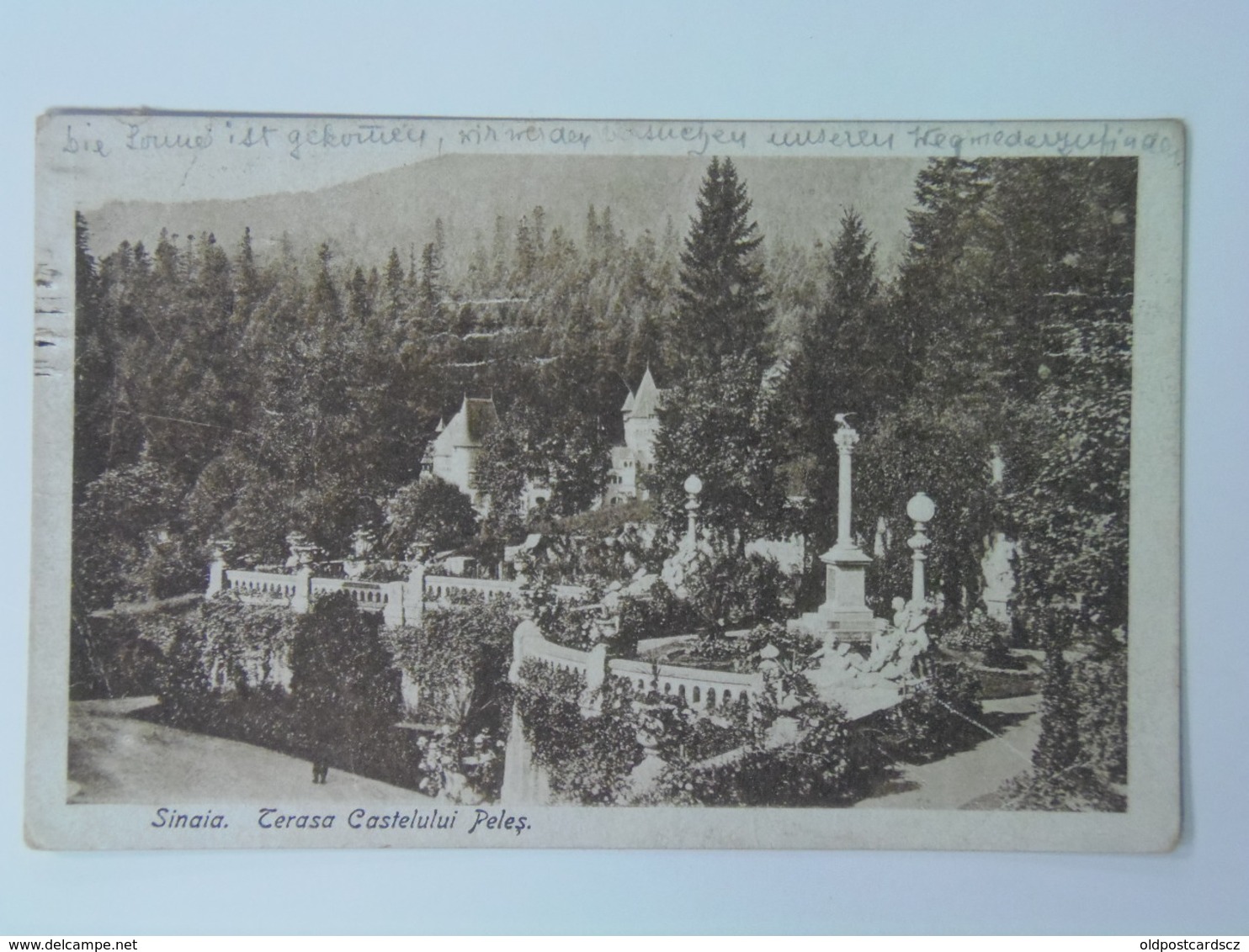 Romania F124 Sinaia Castel Peles 1921 - Romania