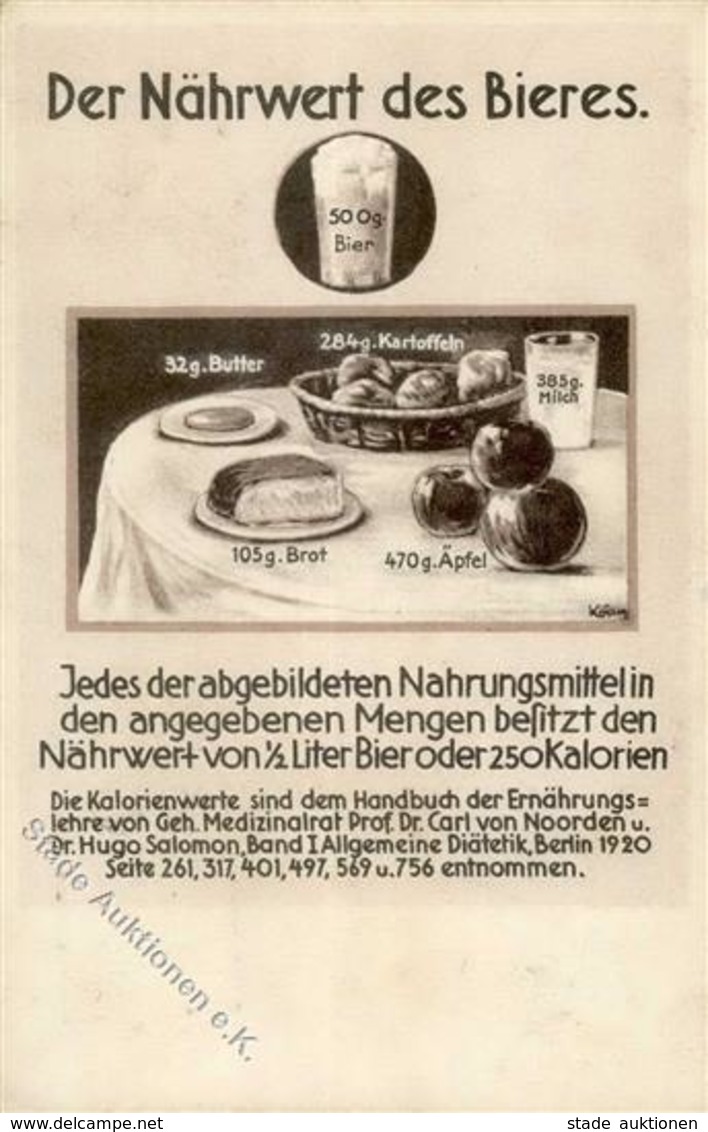 Bier Würzburg (8700) Bürgerbräu I-II Bière - Advertising