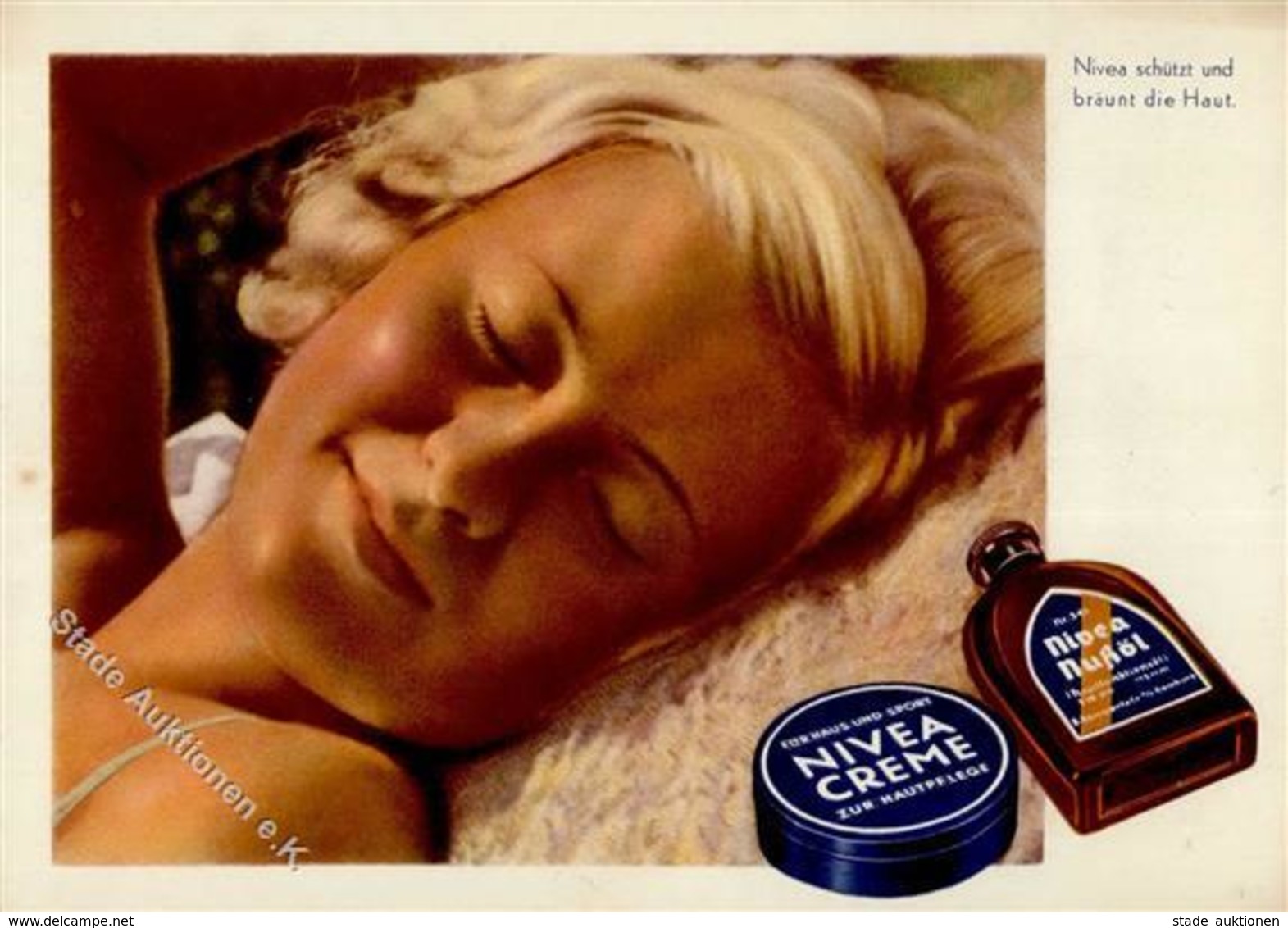 Werbung Kosmetik Nivea Werbe AK I-II Publicite - Werbepostkarten