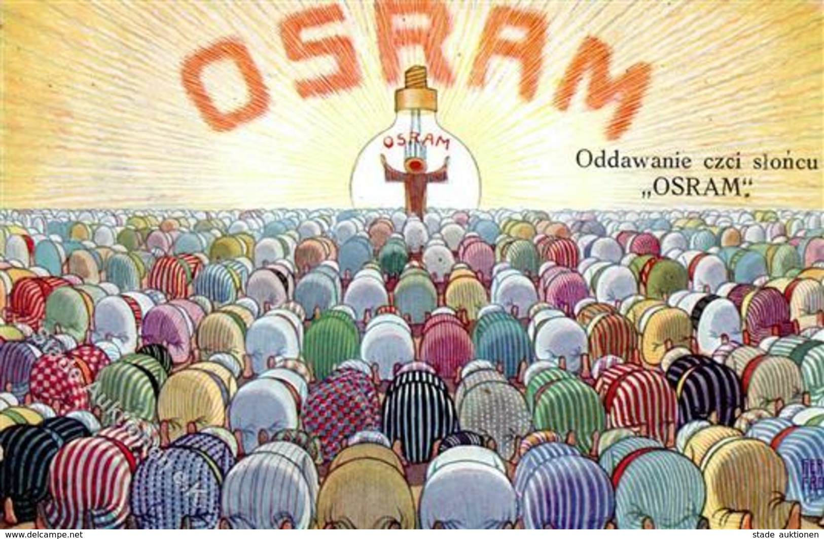 Lampe Osram  Werbe AK I-II - Werbepostkarten