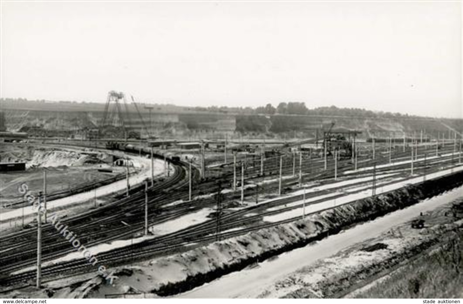 Bergbau Eisenbahnlinie N-S Bahn 550 Foto AK I-II - Mines