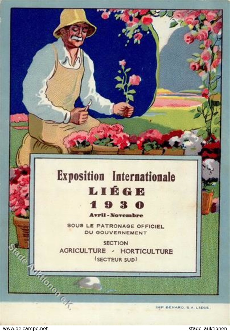 Landwirtschaft Liege Belgien Exposition Internationale I-II Paysans - Ausstellungen