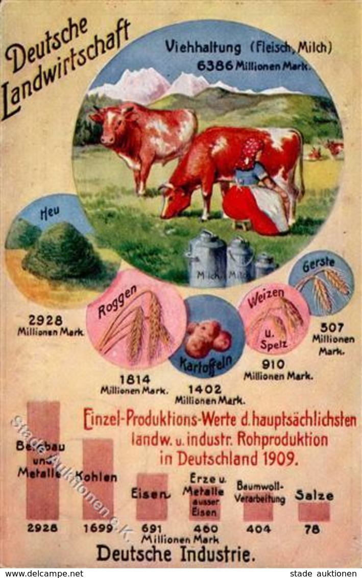 Landwirtschaft Viehhaltung Landwirtschafts Produktion 1911 I-II Paysans - Ausstellungen