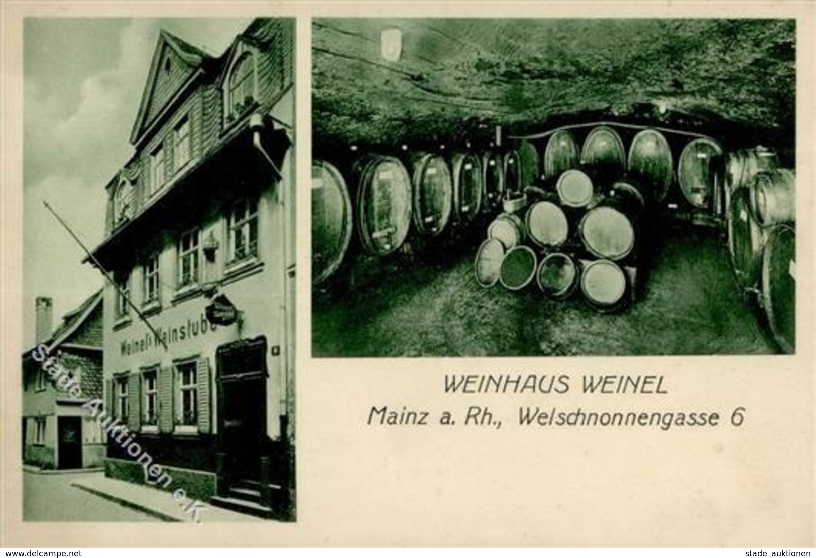 Wein Mainz (6500) Weinhaus Weinel I-II Vigne - Ausstellungen