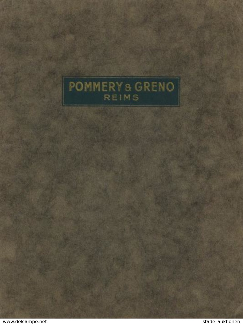 Wein Pommery & Greno Reims Broschüre Geschichte Des Champagnerweines 29 Seiten I-II Vigne - Ausstellungen