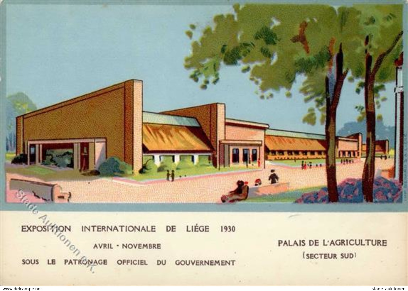 Ausstellung Palais De L'Agriculture Künstlerkarte I-II Expo - Ausstellungen