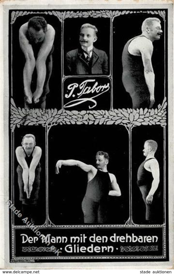 Zirkus P. Tabor Der Mann Mit Den Drehbaren Gliedern 1911 I-II - Sonstige & Ohne Zuordnung