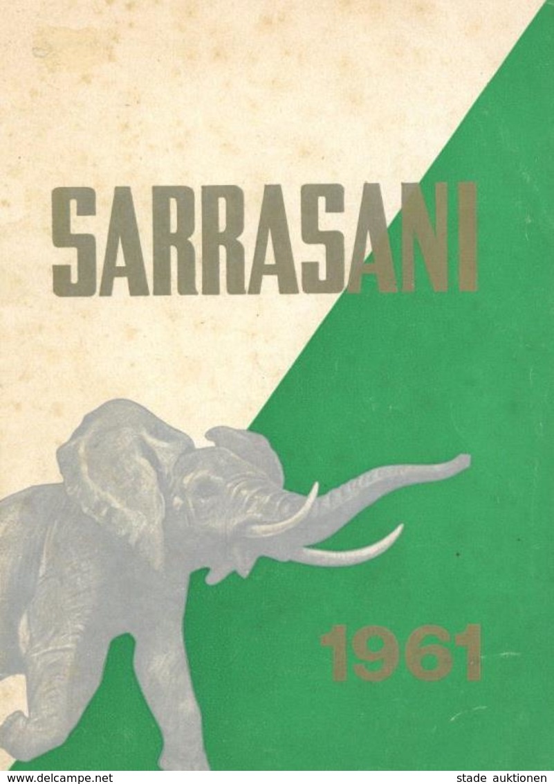 Zirkus Sarasani Programmheft 1961 Viele Abbildungen II (fleckig) - Sonstige & Ohne Zuordnung