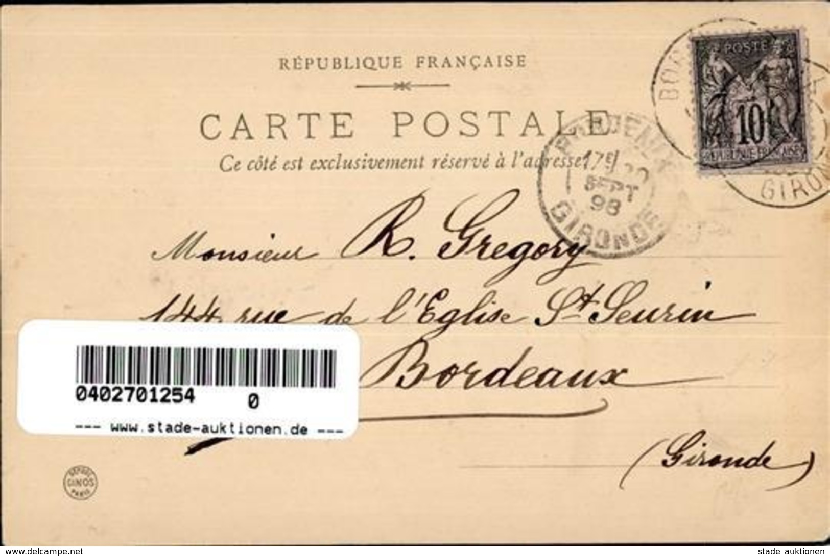 Klavier H. Fragson Parisiana Concert Künstlerkarte 1898 I-II - Unclassified