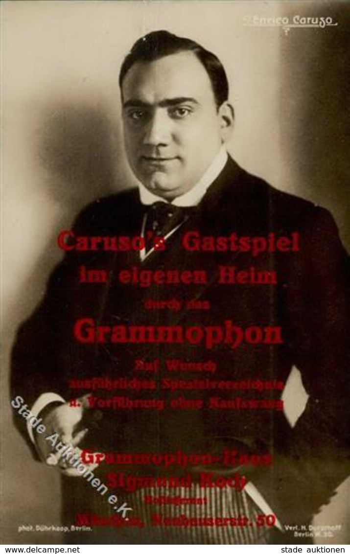 Opernsänger Caruso, Enrico Foto AK I-II - Oper