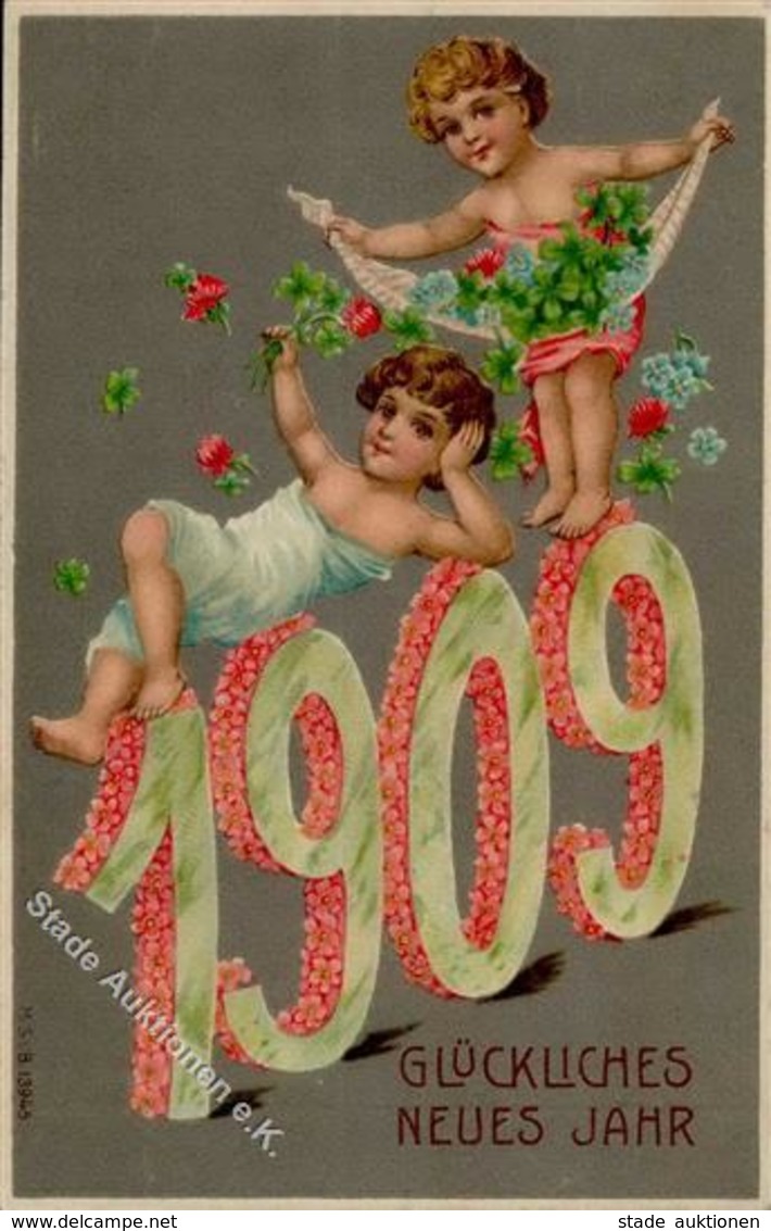 Jahreszahl 1909 Putten  Prägedruck I-II - Autres & Non Classés