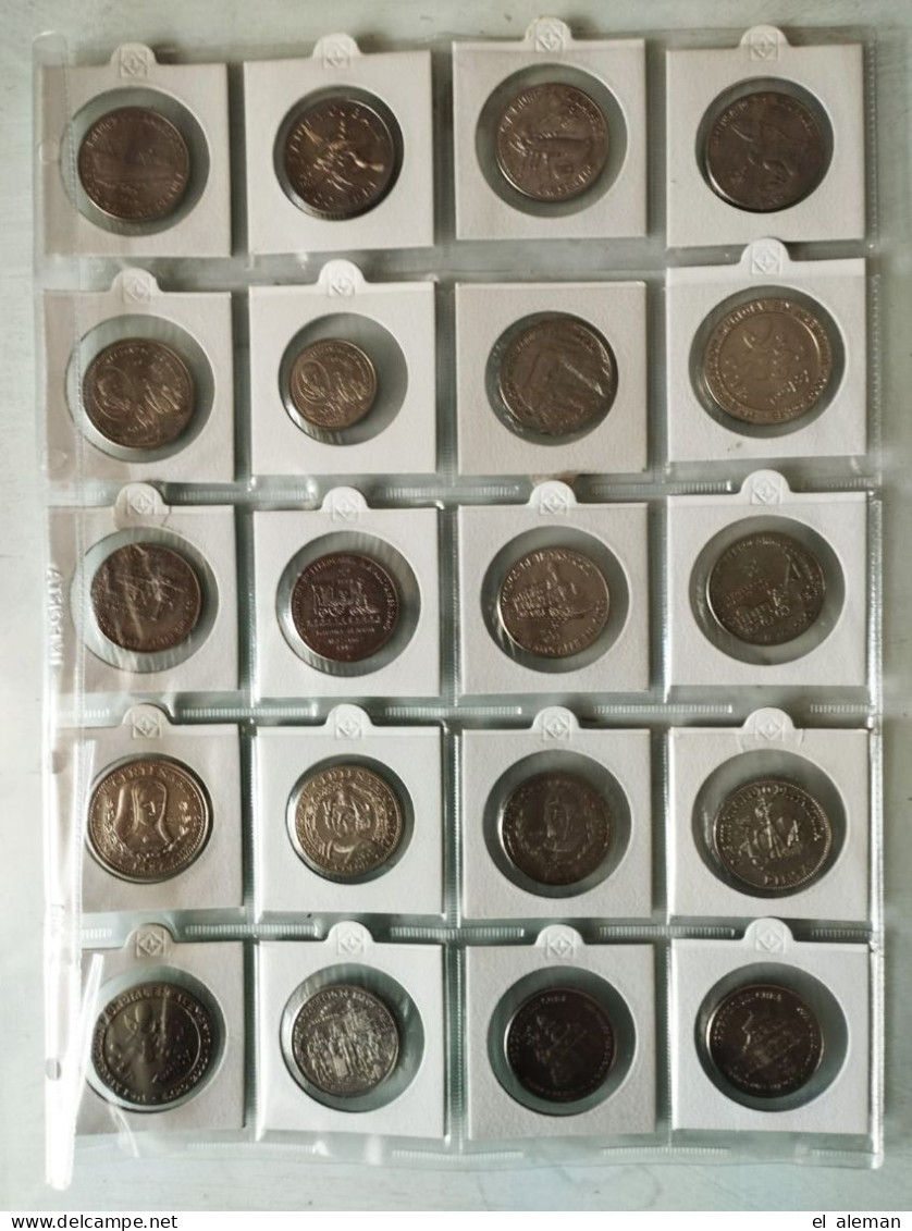 Kuba / Cuba 20 X Münzen Coin Coins Moneda Monedas, Konvolut, Convolute, Retorcer - Kuba