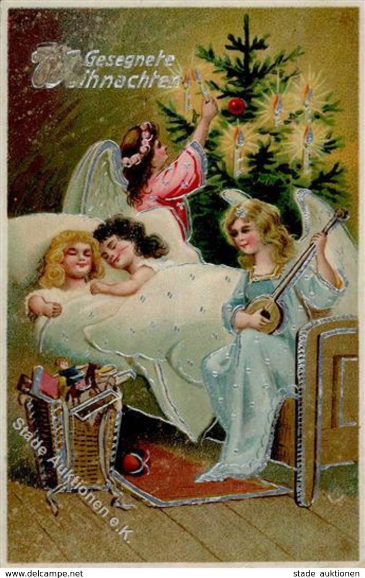 Weihnachten Engel Kinder Spielzeug 1917 I-II Noel Jouet Ange - Other & Unclassified