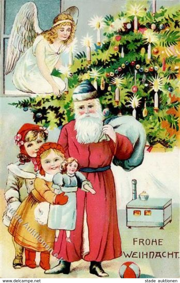 WEIHNACHTSMANN - Prägelitho Ser. 76 I-II - Santa Claus