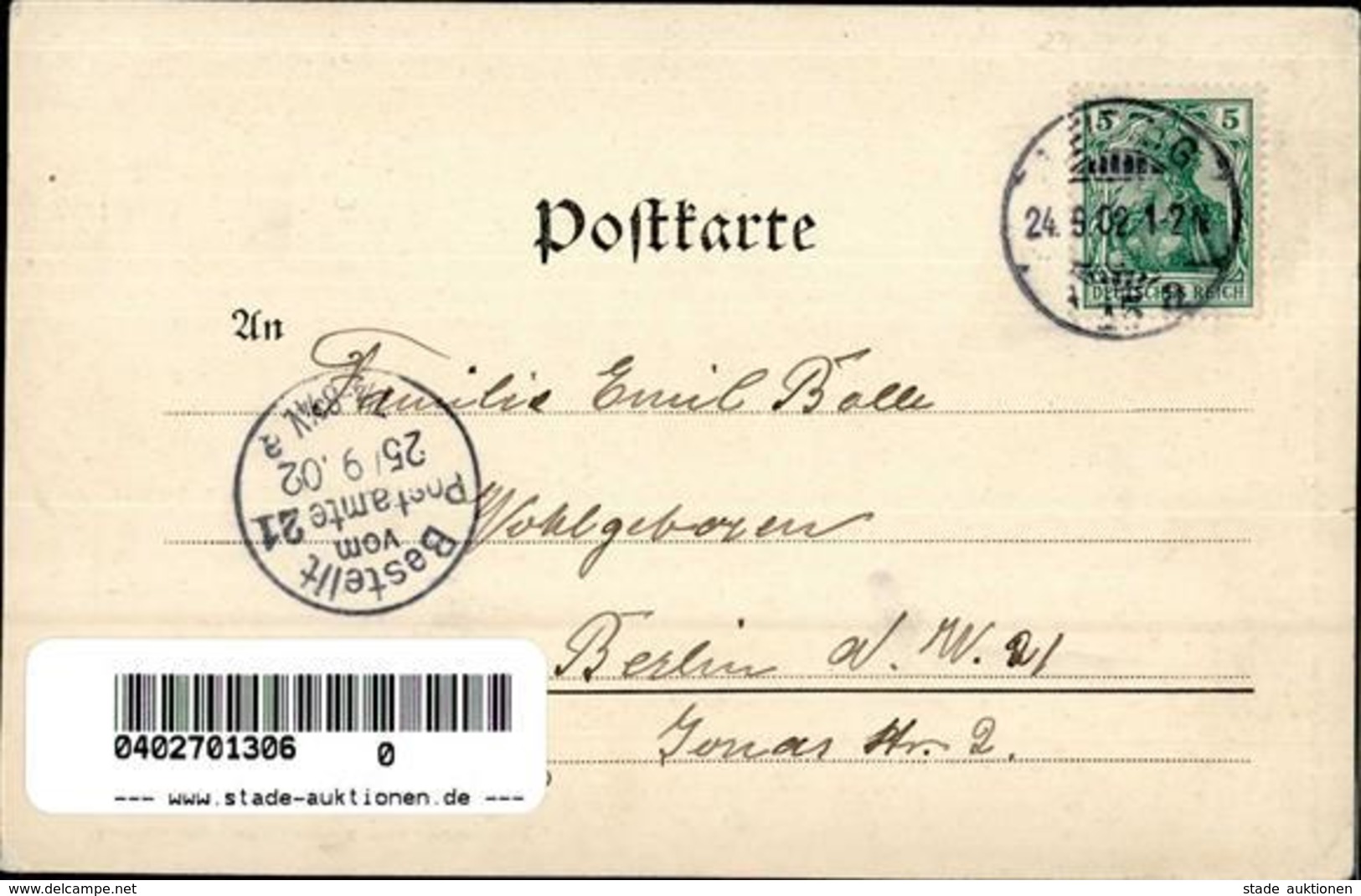 Frosch Personifiziert Künstlerkarte 1902 I-II Grenouille - Sonstige & Ohne Zuordnung