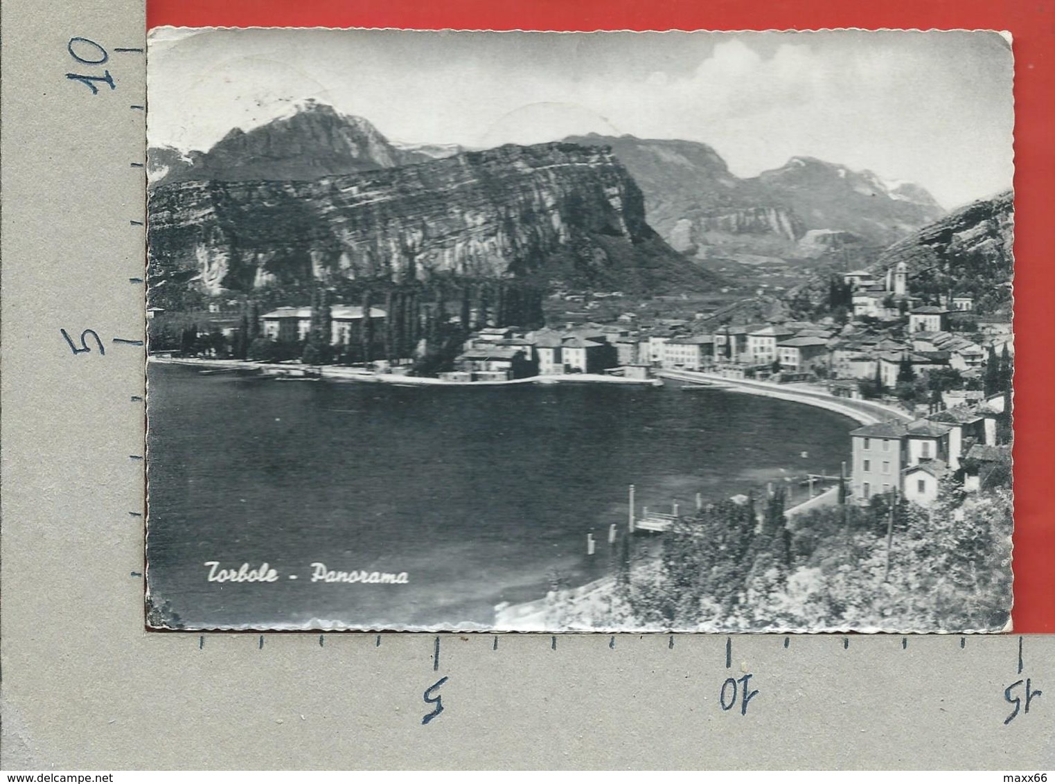 CARTOLINA VG ITALIA - TORBOLE (TN) - Panorama - 10 X 15 - ANN. 1964 - ITALIA AL LAVORO - BASILICATA £ 35 - Trento