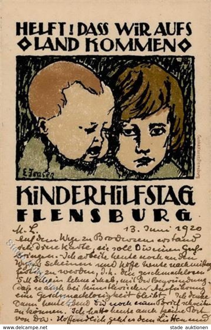 Hilfsorganisation Flensburg (2390) Kinderhilfstag I-II - Ohne Zuordnung