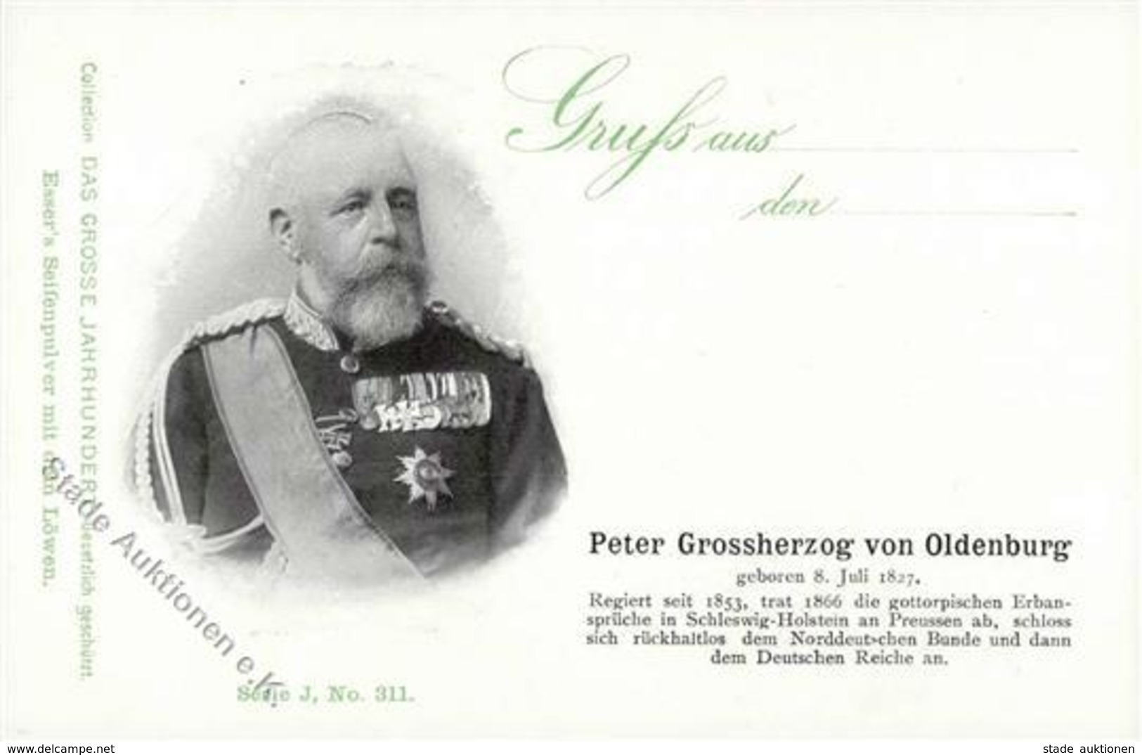 Adel Oldenburg Grossherzog Peter I-II - Königshäuser