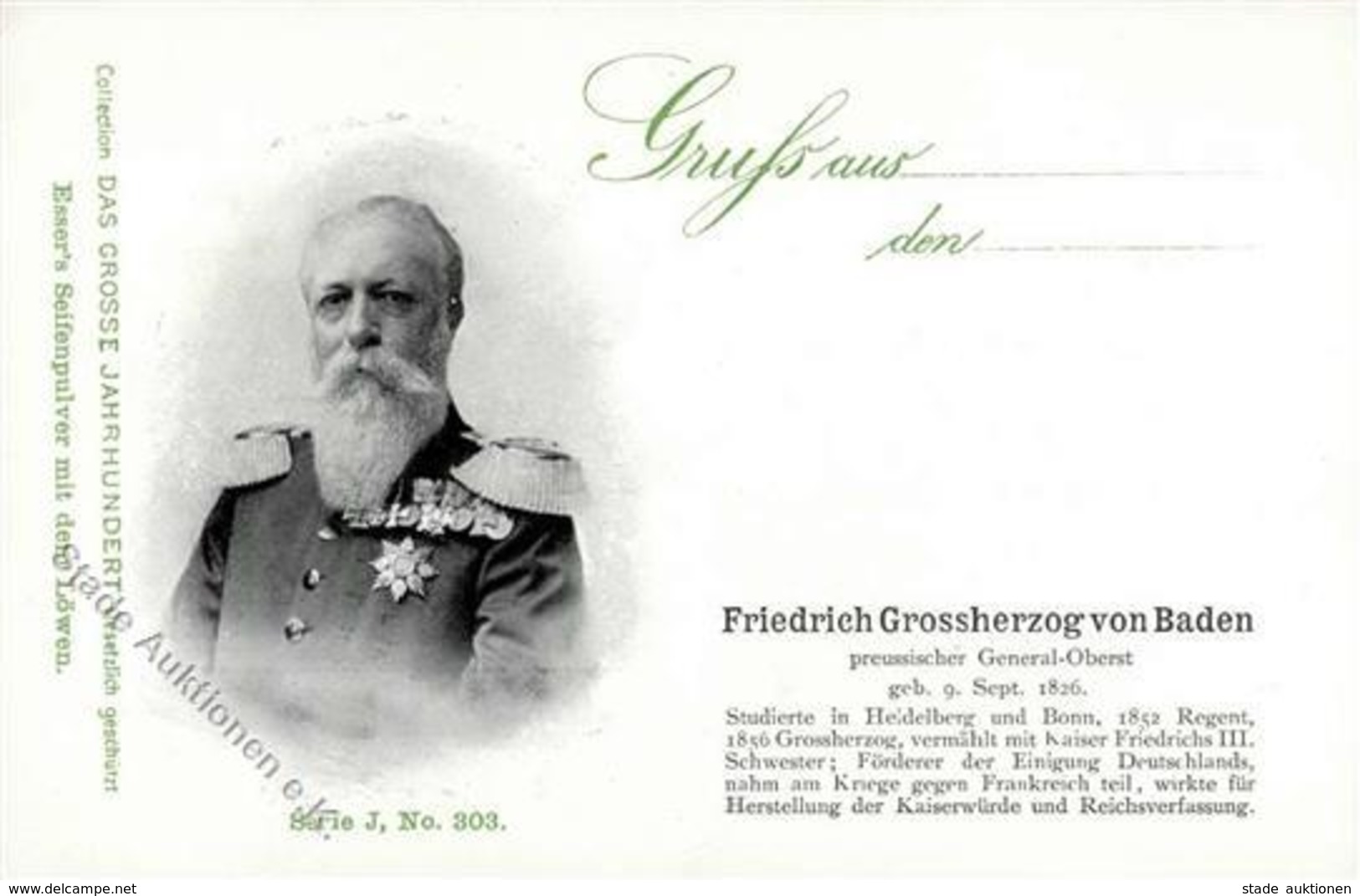 Adel Baden Grossherzog Friedrich I-II - Royal Families