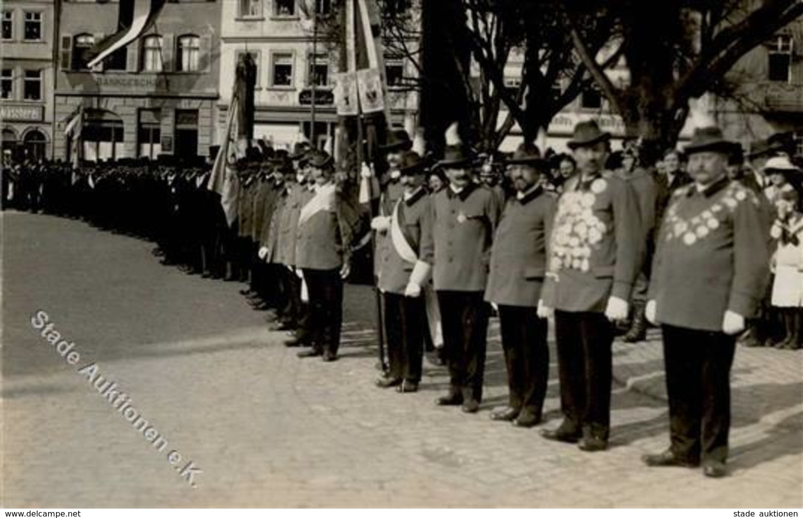 Adel Bayern Schweinfurt (8720) König Ludwig III Besuch In  Foto AK 1917 I-II - Royal Families