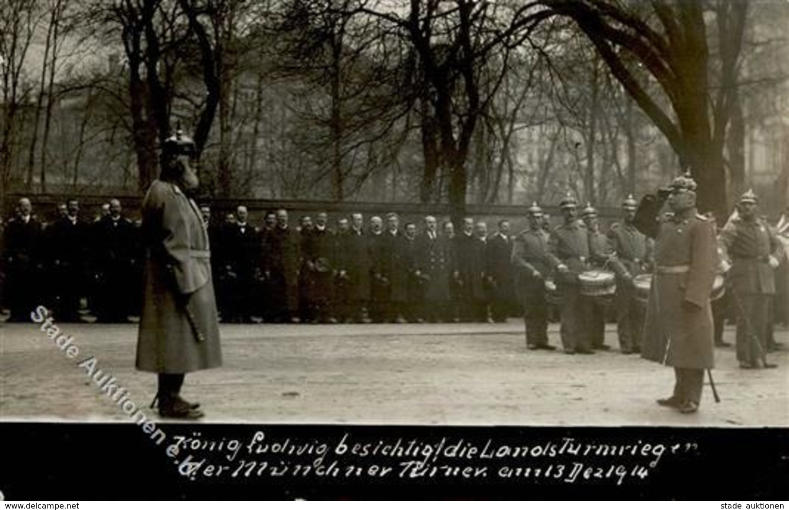 Adel Ludwig II Landsturnriege Der Münchner Turner Foto AK 1914 I-II - Royal Families