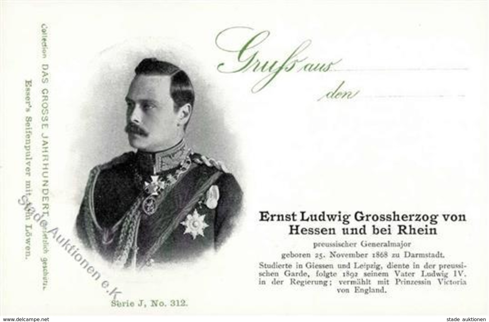 Adel Hessen Grossherzog Ernst Ludwig I-II - Königshäuser