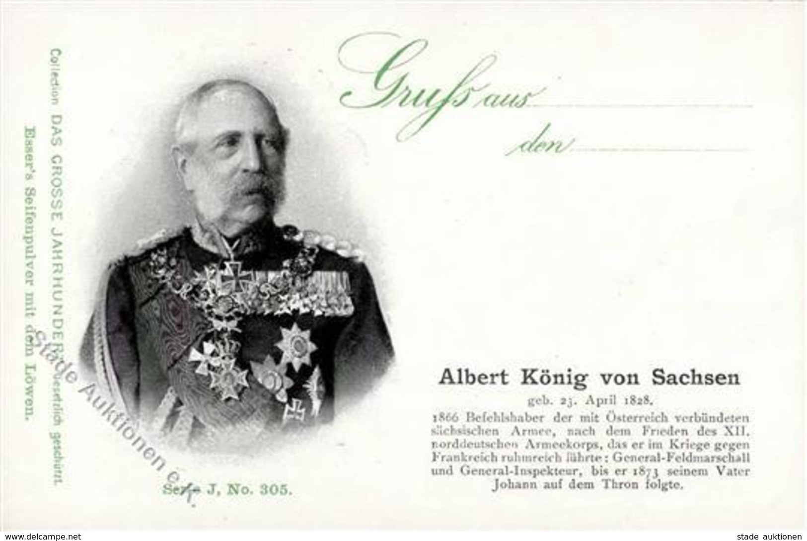 Adel Sachsen König Albert I-II - Königshäuser