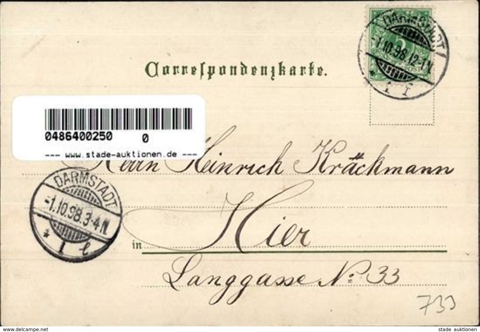 Kaiserin Elisabeth / Sissi Künstlerkarte 1898 I-II - Familles Royales