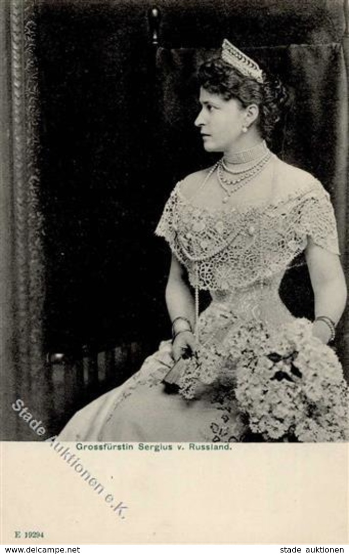 Adel Russland Grossfürstin Sergius I-II - Royal Families