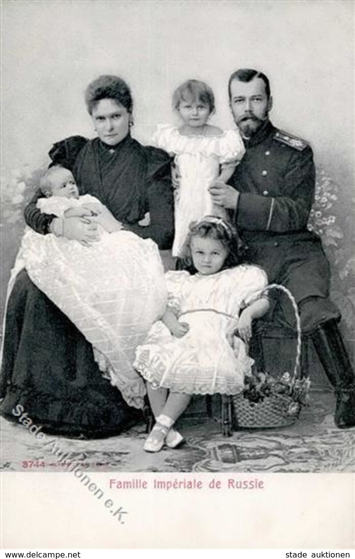 Adel Russland Zar Nikolaus Und Familie I-II Pere Noel - Royal Families