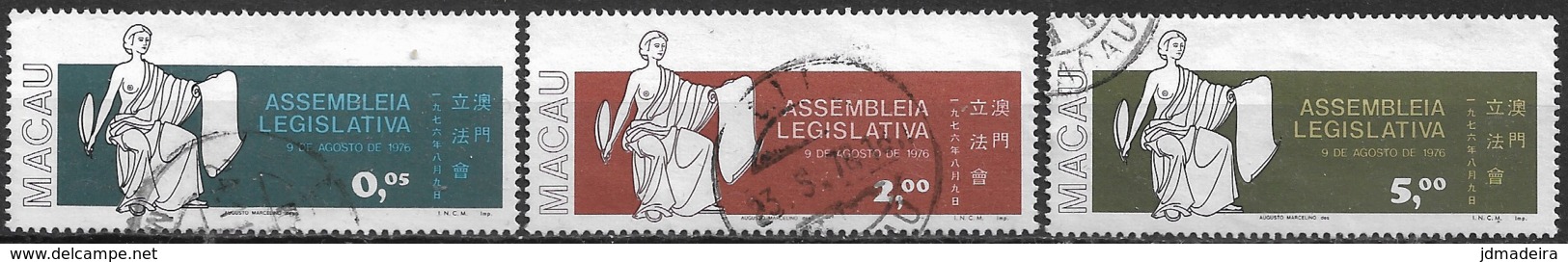 Macau Macao – 1977 Legislative Assembly Complete Set - Oblitérés